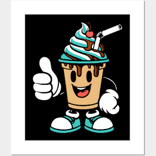 milkshake thumbs up Posters and Art